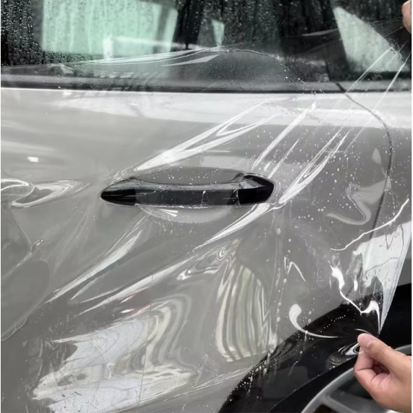 Gloss Self Adhesive Wrap Vehicle Auto-repaired Anti Scratch Car Body Clear Paint Protection TPU PPF Film9